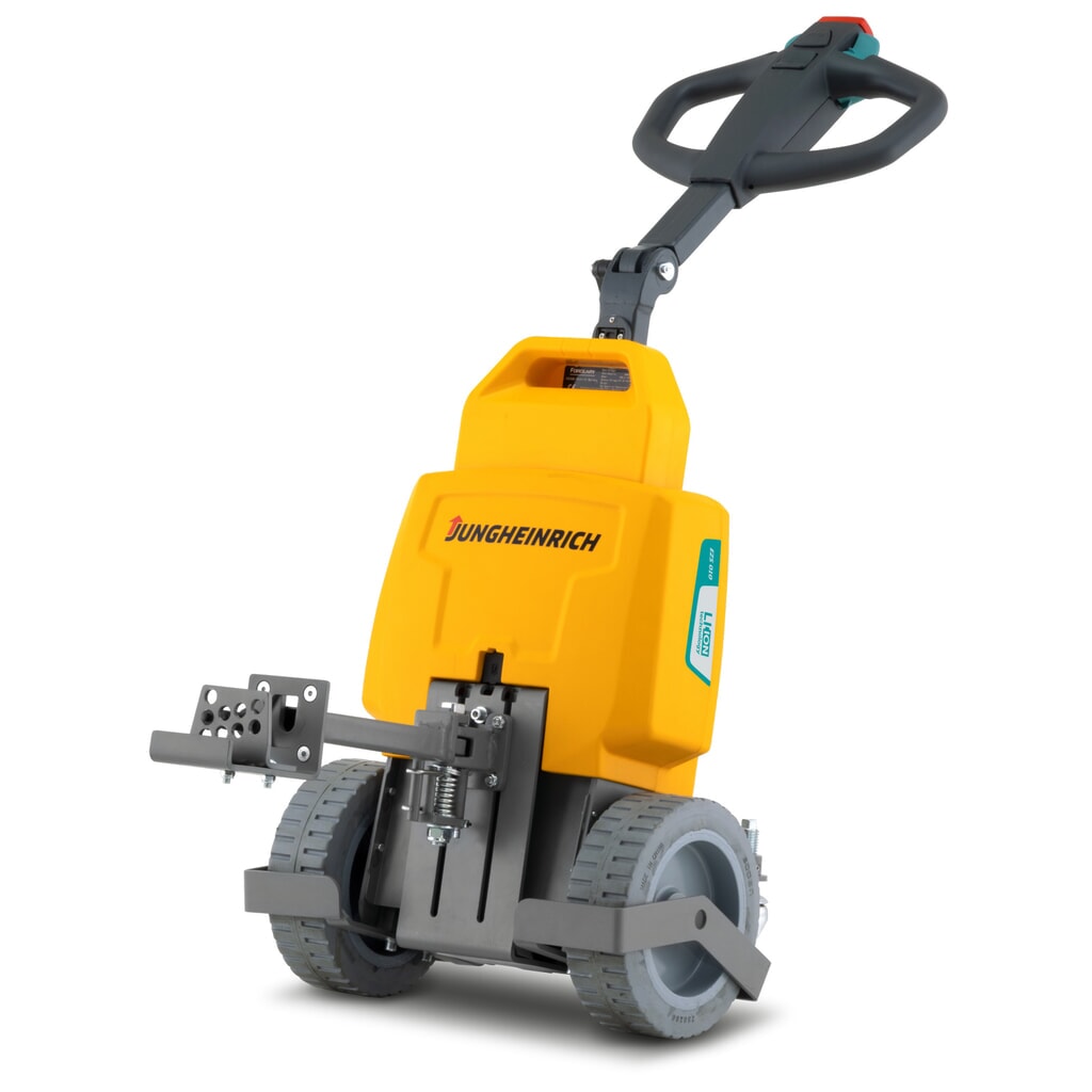 Elektrische trekker Jungheinrich EZS 010 – lithium-ion incl. koppeling voor vierkantprofielen, mechanisch instelbaar Product afbeelding: Elektrische trekker Jungheinrich EZS 010 – lithium-ion incl. koppeling voor vierkantprofielen, mechanisch instelbaar