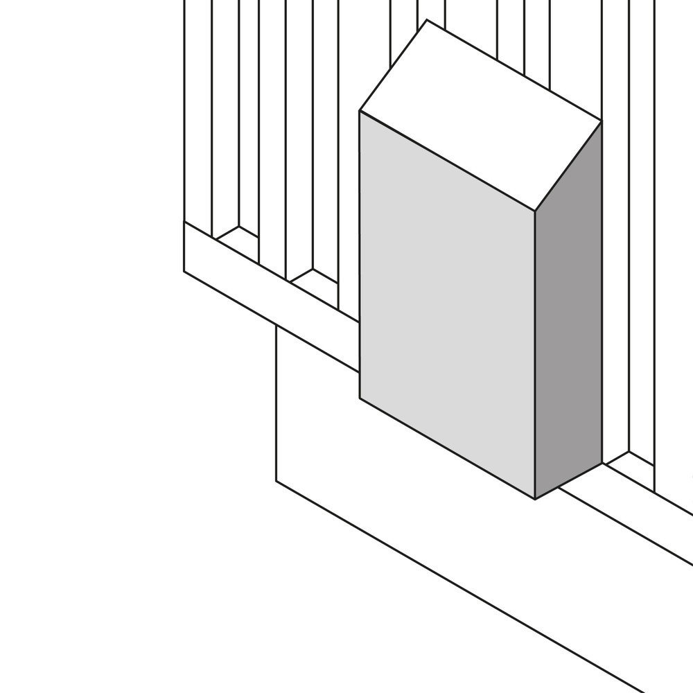Product afbeelding: Elektrische wandverwarming voor gevaarlijke stoffen container WVK 1-3, vuurvast