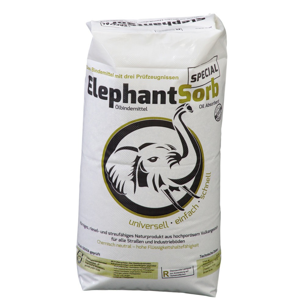 Productafbeelding nr. 1: Elephant Sorb Special, 20 liter, chemicaliën- en oliebindmiddel "R", 4 stuks/VE