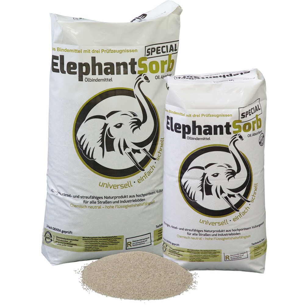 Productafbeelding nr. 2: Elephant Sorb Special, 40 liter, chemicaliën- en oliebindmiddel "R", 2 stuks/VE