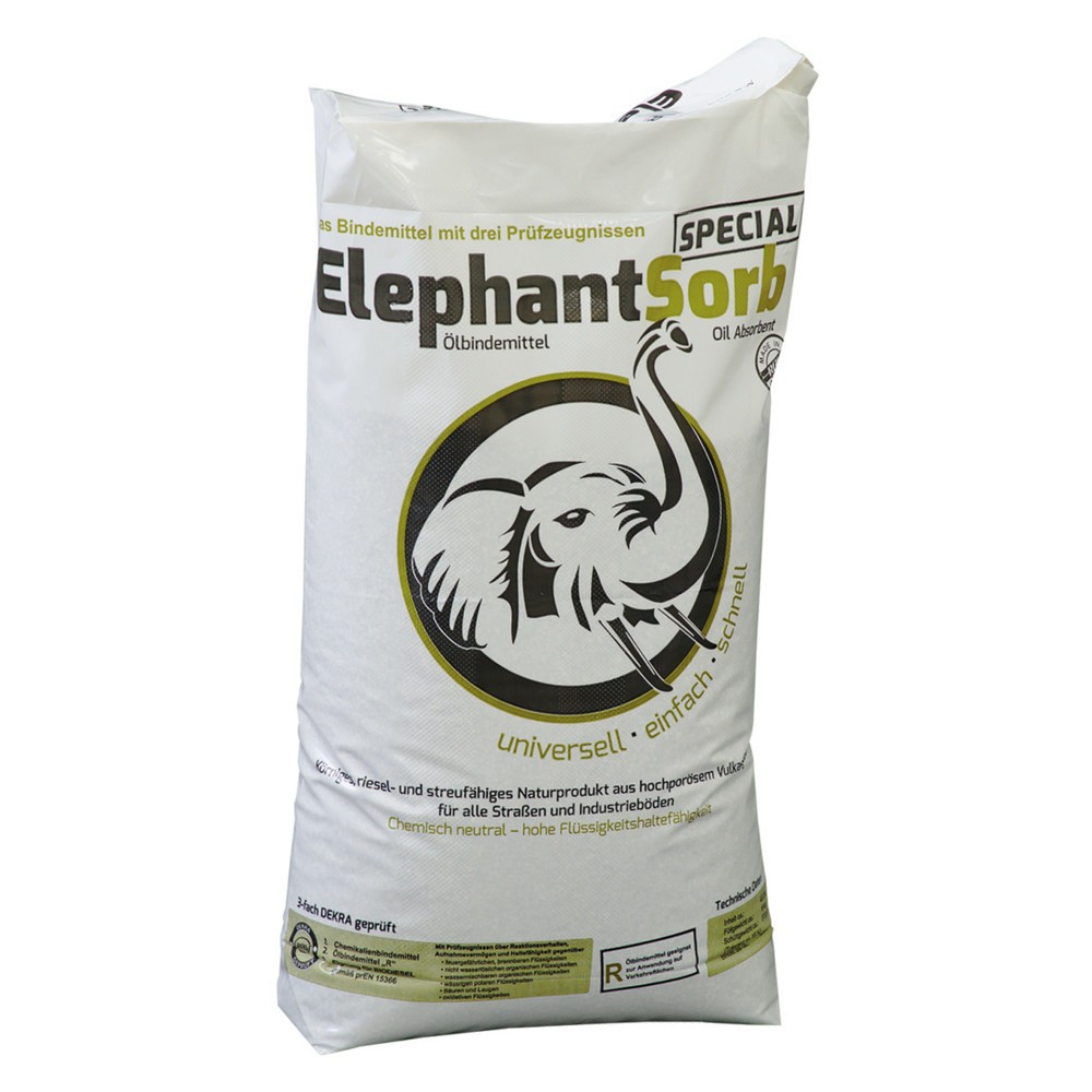 Product afbeelding: Elephant Sorb Special, 40 liter, chemicaliën- en oliebindmiddel "R", 2 stuks/VE