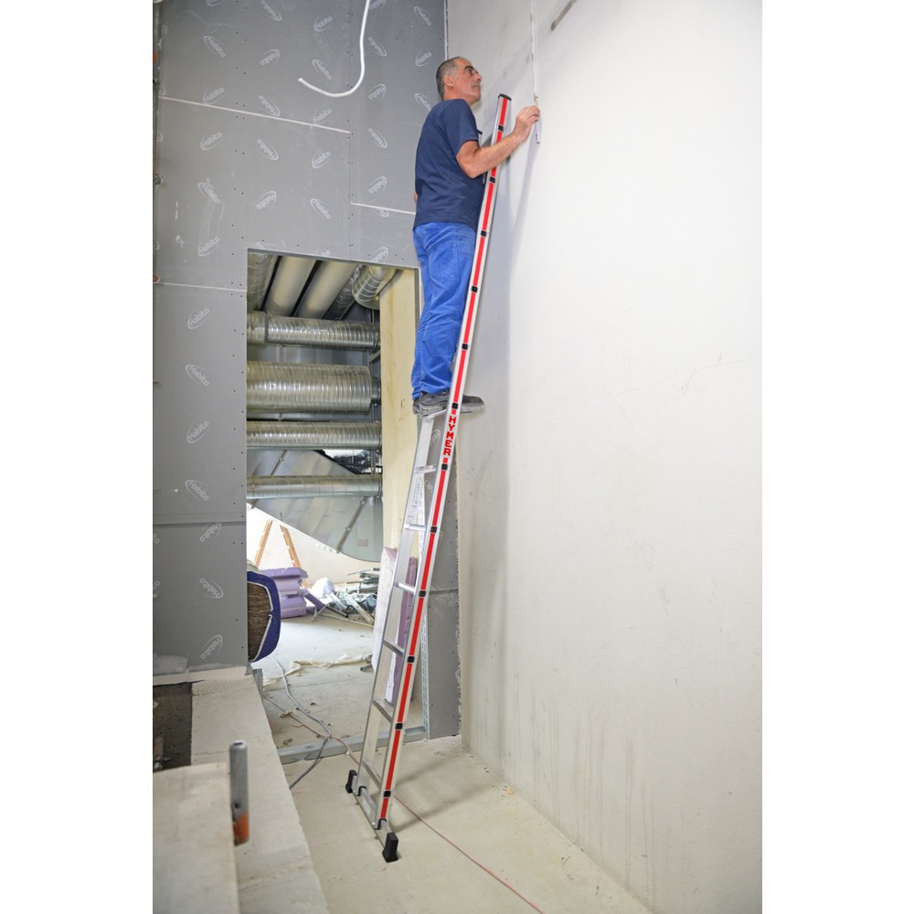 Productafbeelding nr. 4: Enkele ladder met sporten HYMER, stahoogte 1,29 m, 8 sporten