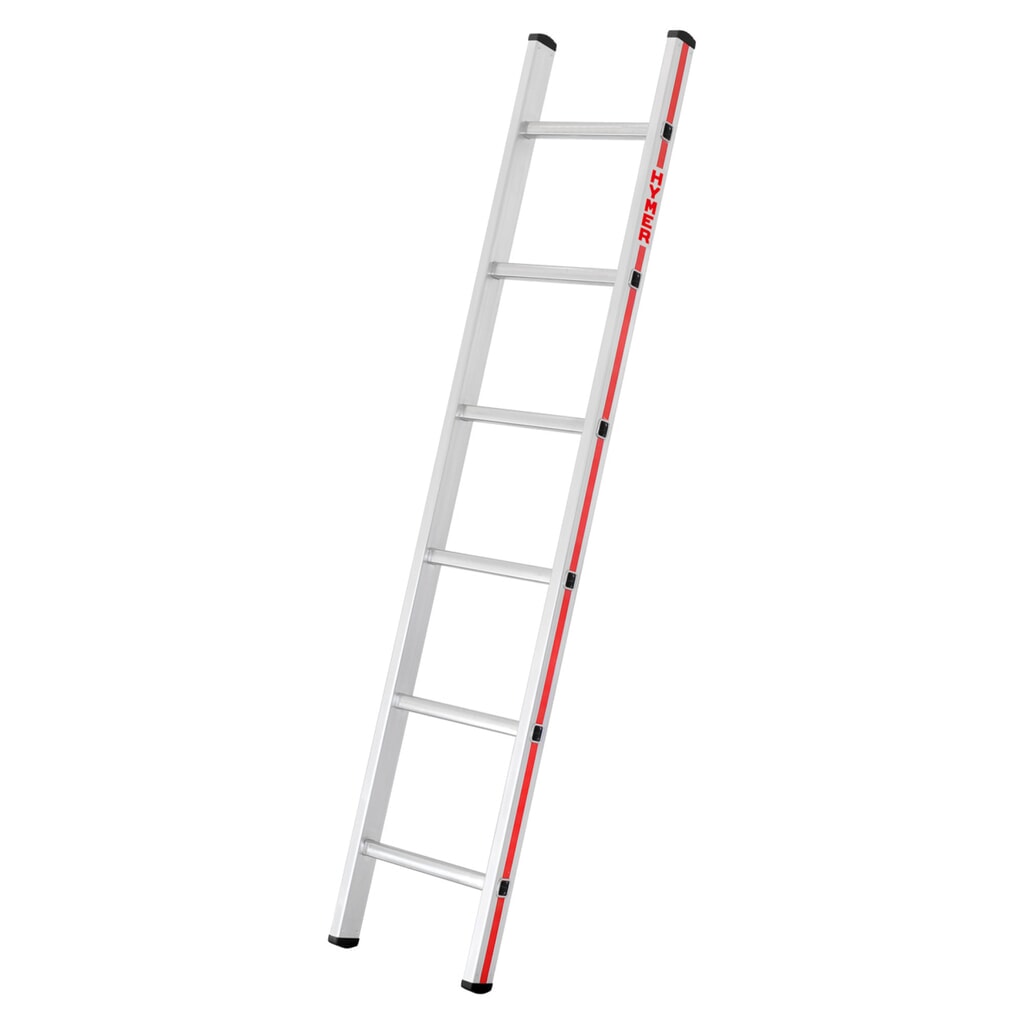 Enkele ladder met sporten HYMER, stahoogte 0,75 m, 6 sporten Productafbeelding nr. 1: Enkele ladder met sporten HYMER, stahoogte 0,75 m, 6 sporten
