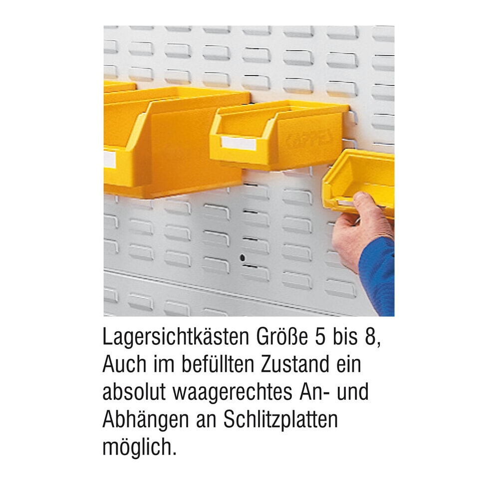 Productafbeelding nr. 5: sleufplaat, HxB 450x2.000 mm, lichtgrijs