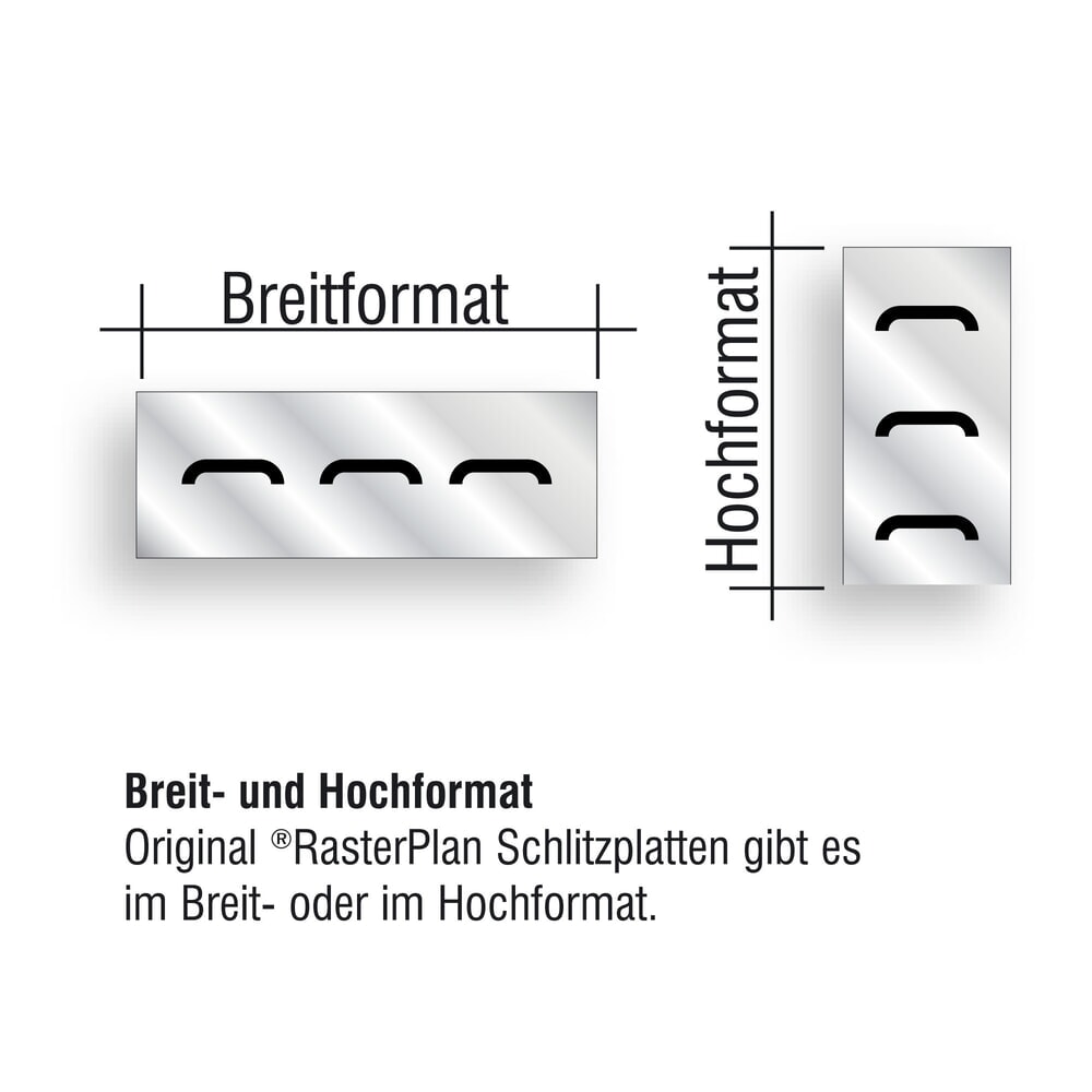 Productafbeelding nr. 7: sleufplaat, HxB 450x2.000 mm, lichtgrijs