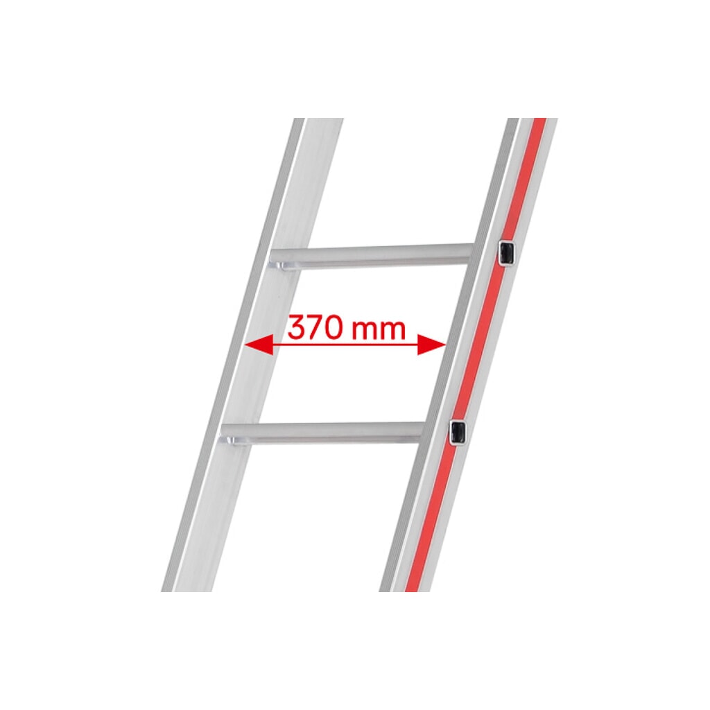 Enkele trapladder HYMER, R13 coating, stahoogte 1,17 m, 8 sporten Productafbeelding nr. 7: Enkele trapladder HYMER, R13 coating, stahoogte 1,17 m, 8 sporten
