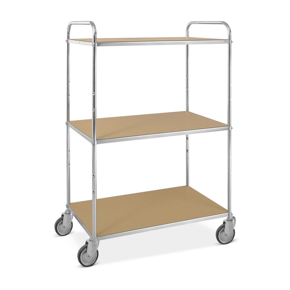 Product afbeelding: ESD-etagewagen, beugelhoogte 1.445 mm, 3 etages van 940 x 540 mm