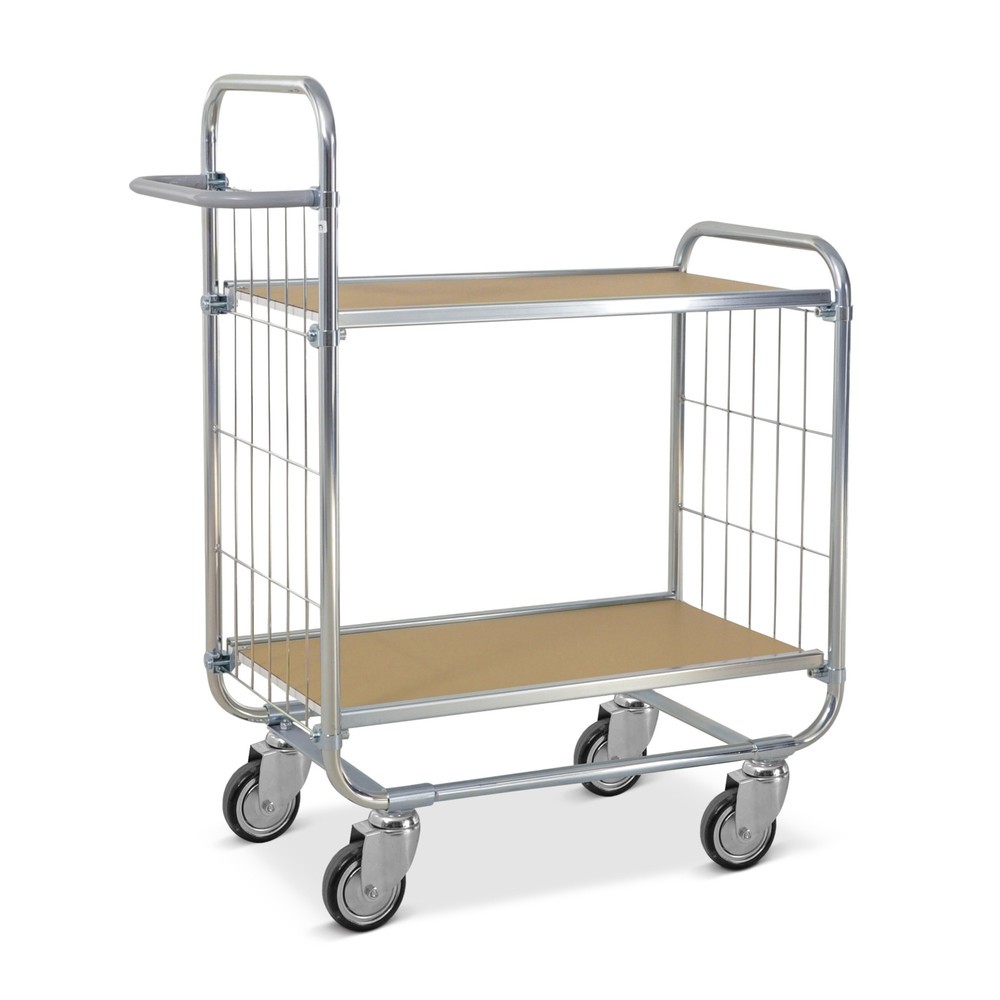 Product afbeelding: ESD-etagewagen, flexibel, met 2 etages van 620 x 425 mm