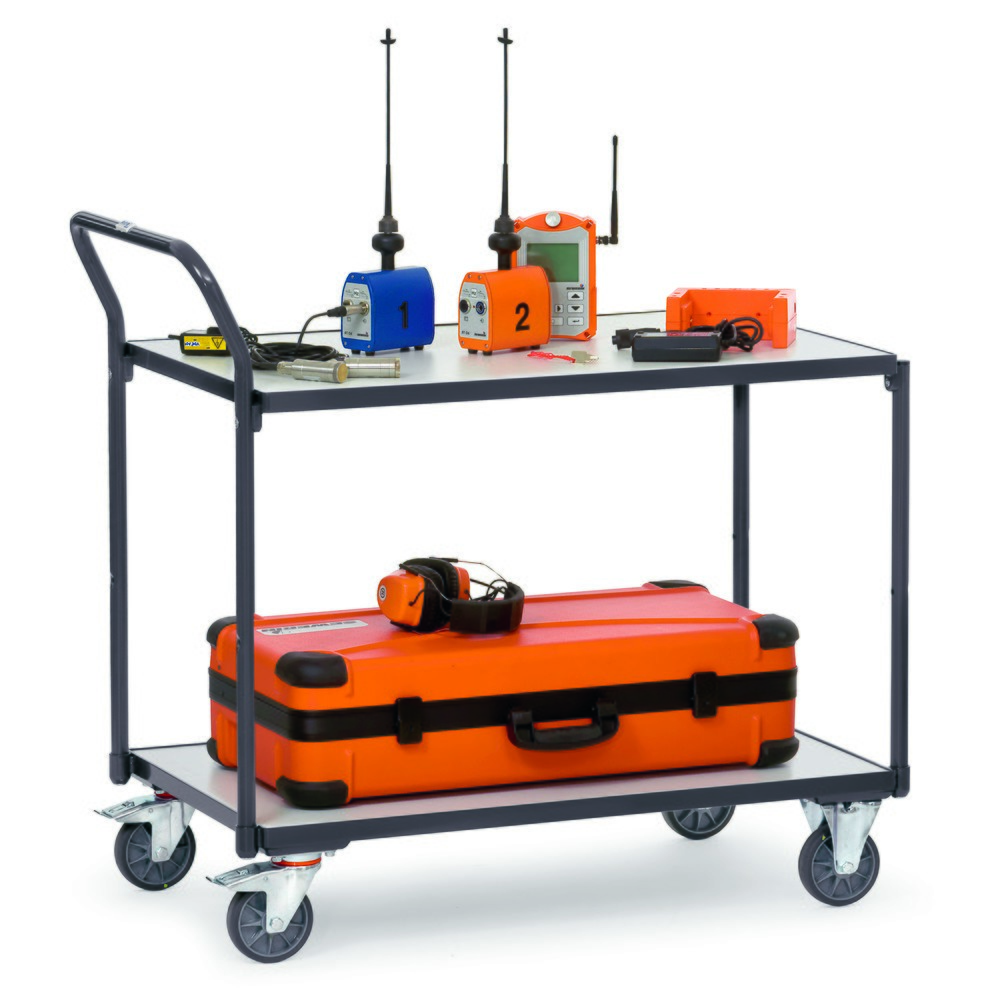 Productafbeelding nr. 2: ESD-tafelwagen fetra®, draagvermogen 600 kg, 2 laadvlakken van 600 x 1.000 mm