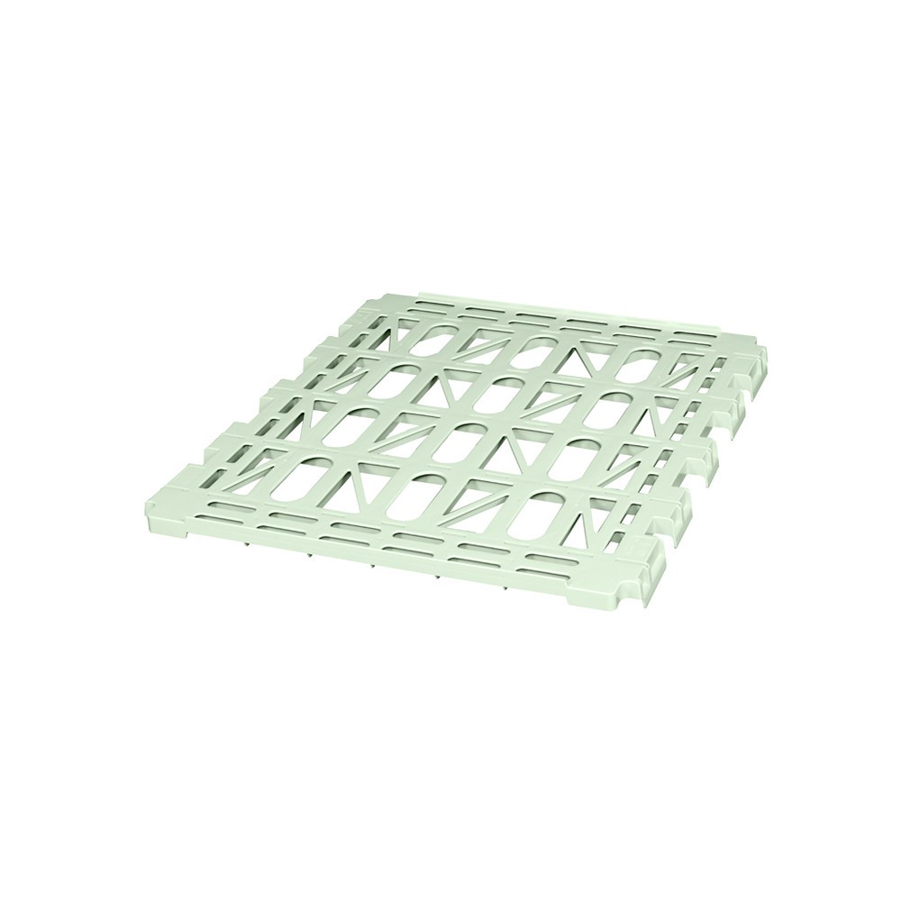Productafbeelding nr. 2: Etage van HDPE voor 4-zijdige rolcontainer, bxd 710 x 710 mm, kiezelgrijs
