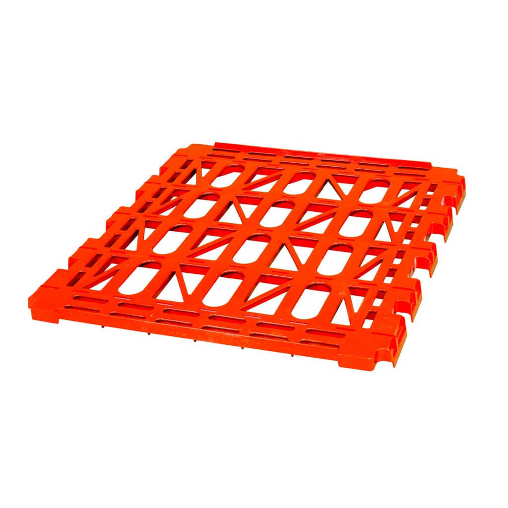 Etage van HDPE voor rolcontainer CLASSIC 2-zijdig, bxd 710 x 810 mm, vuurrood Productafbeelding nr. 2: Etage van HDPE voor rolcontainer CLASSIC 2-zijdig, bxd 710 x 810 mm, vuurrood