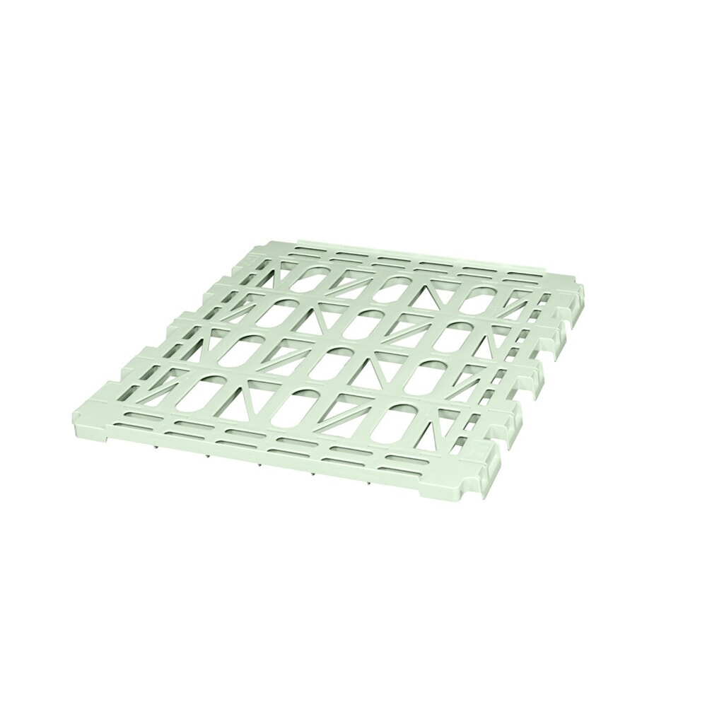 Productafbeelding nr. 2: Etage van HDPE voor rolcontainer CLASSIC 2-zijdig, bxd 710 x 810 mm, kiezelgrijs