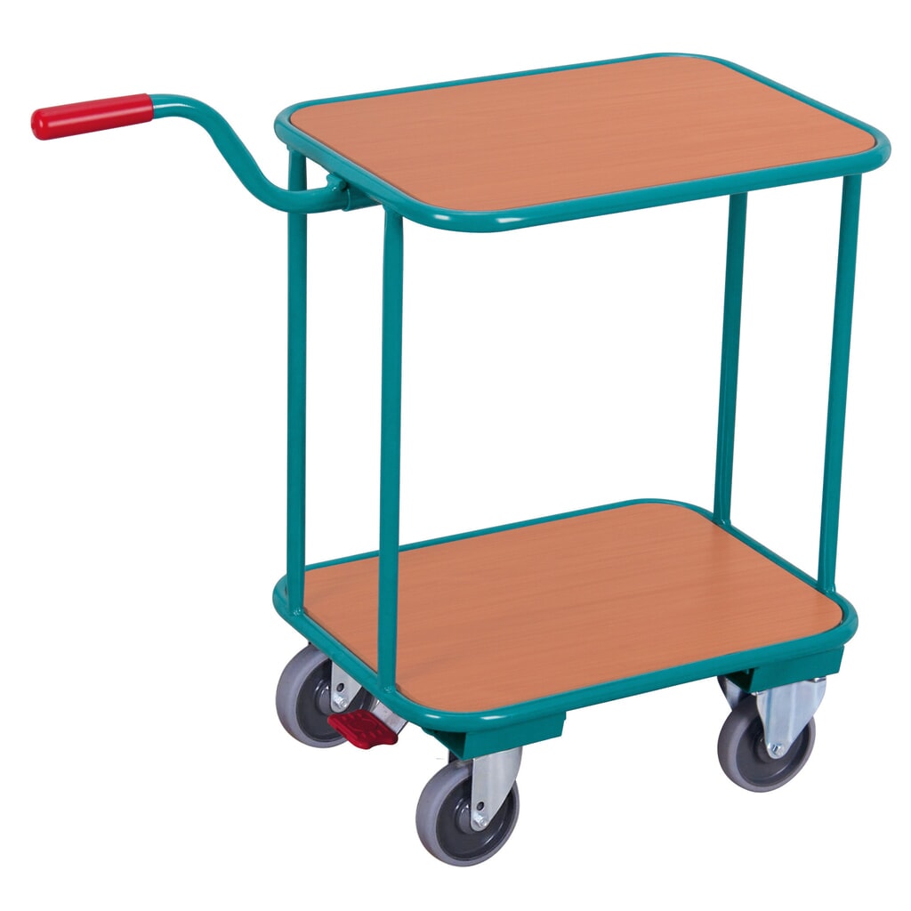 Etagehandwagen Ameise®, 2 etages van 603 x 450 mm Product afbeelding: Etagehandwagen Ameise®, 2 etages van 603 x 450 mm