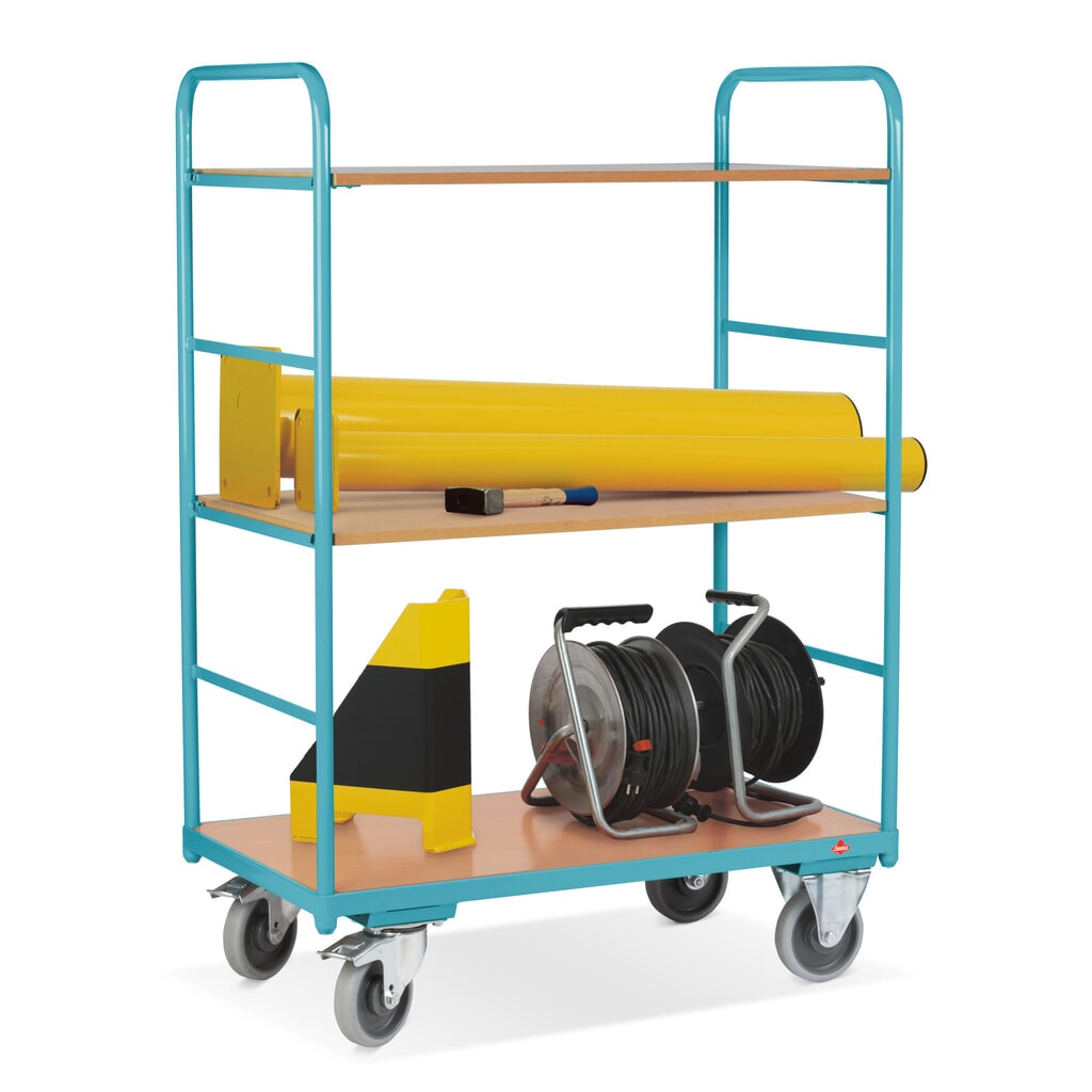 Productafbeelding nr. 3: Etagewagen Ameise®, cap. 250 kg, alle zijden open, 3 etages van 1.000 x 600 mm