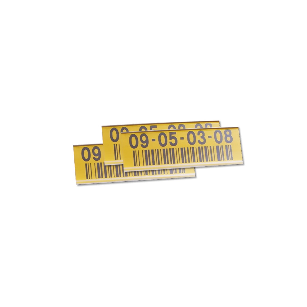 Etikettenhouder, magnetisch, h x b 33 x 100 mm, transparant Product afbeelding: Etikettenhouder, magnetisch, h x b 33 x 100 mm, transparant