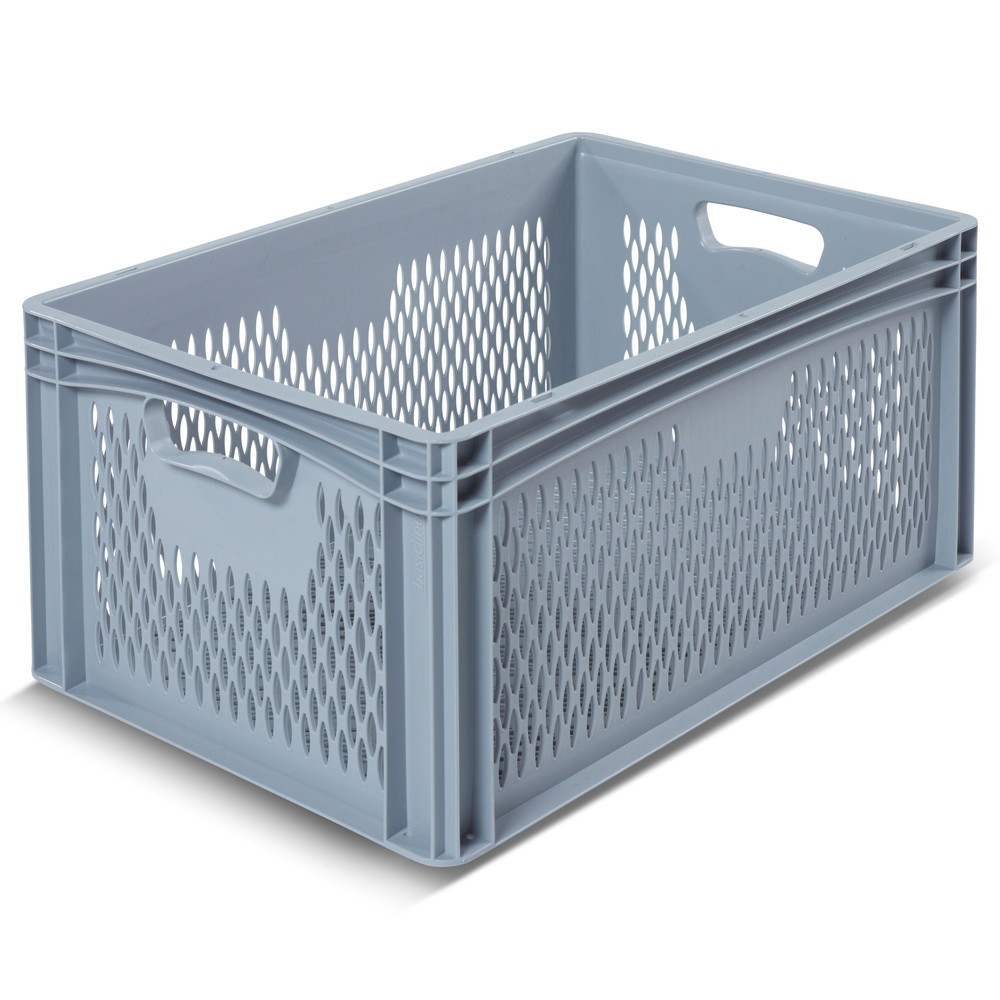 Product afbeelding: Euro-stapelbak BASIC, wanden en bodem opengewerkt, 54,4 liter