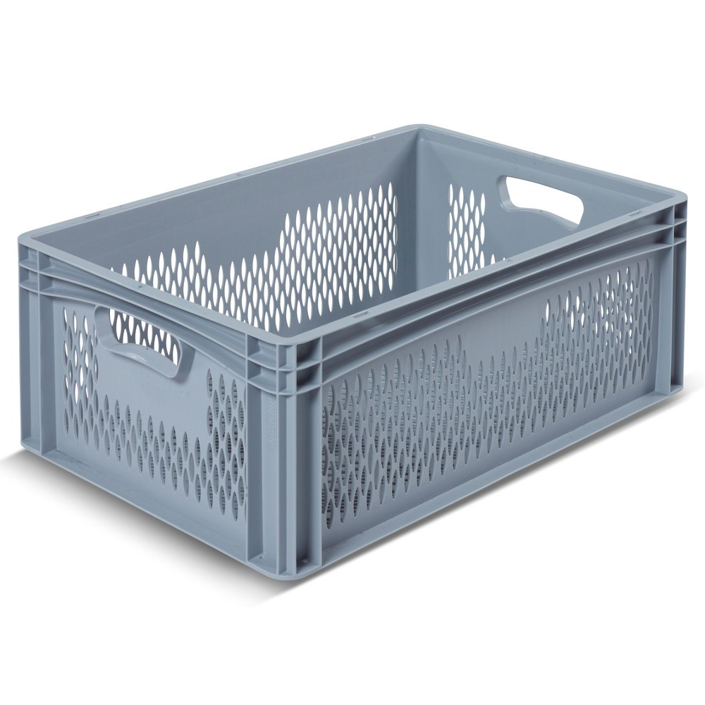 Product afbeelding: Euro-stapelbak BASIC, wanden en bodem opengewerkt, 44,2 liter