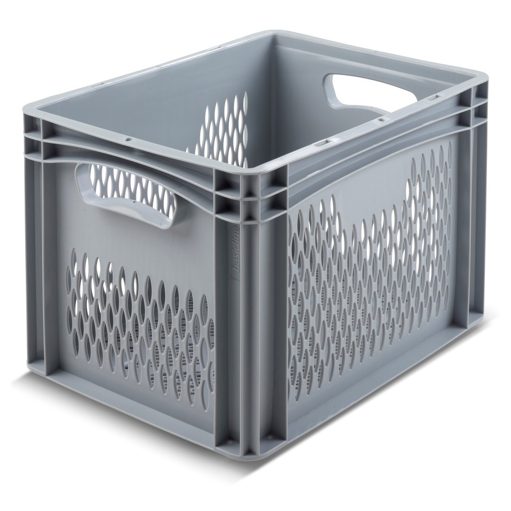 Productafbeelding nr. 1: Euro-stapelbak BASIC, wanden en bodem opengewerkt, 30 liter