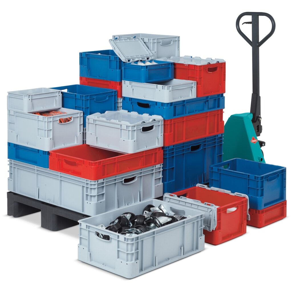 Alpha Eurobox premium van PP met gesloten wanden, hxbxd 120 x 300 x 200 mm, mgrijs Productafbeelding nr. 4: Alpha Eurobox premium van PP met gesloten wanden, hxbxd 120 x 300 x 200 mm, mgrijs