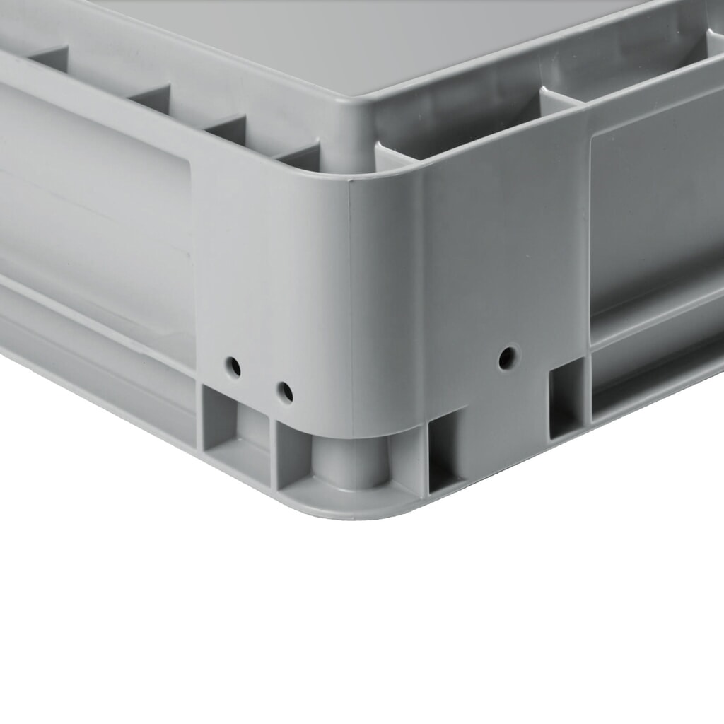 Alpha Eurobox premium van PP met gesloten wanden, hxbxd 120 x 300 x 200 mm, mgrijs Productafbeelding nr. 3: Alpha Eurobox premium van PP met gesloten wanden, hxbxd 120 x 300 x 200 mm, mgrijs