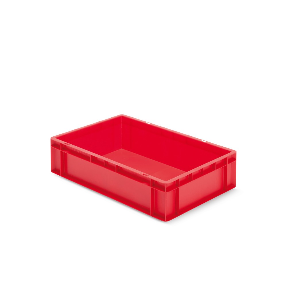 Product afbeelding: Euro-stapelbak, wanden + bodem gesloten, 26 liter, rood