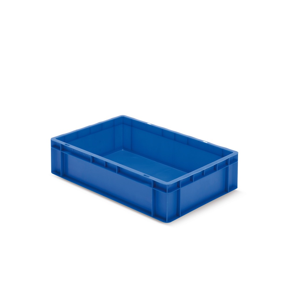 Productafbeelding nr. 1: Euro-stapelbak, wanden + bodem gesloten, 26 liter, blauw