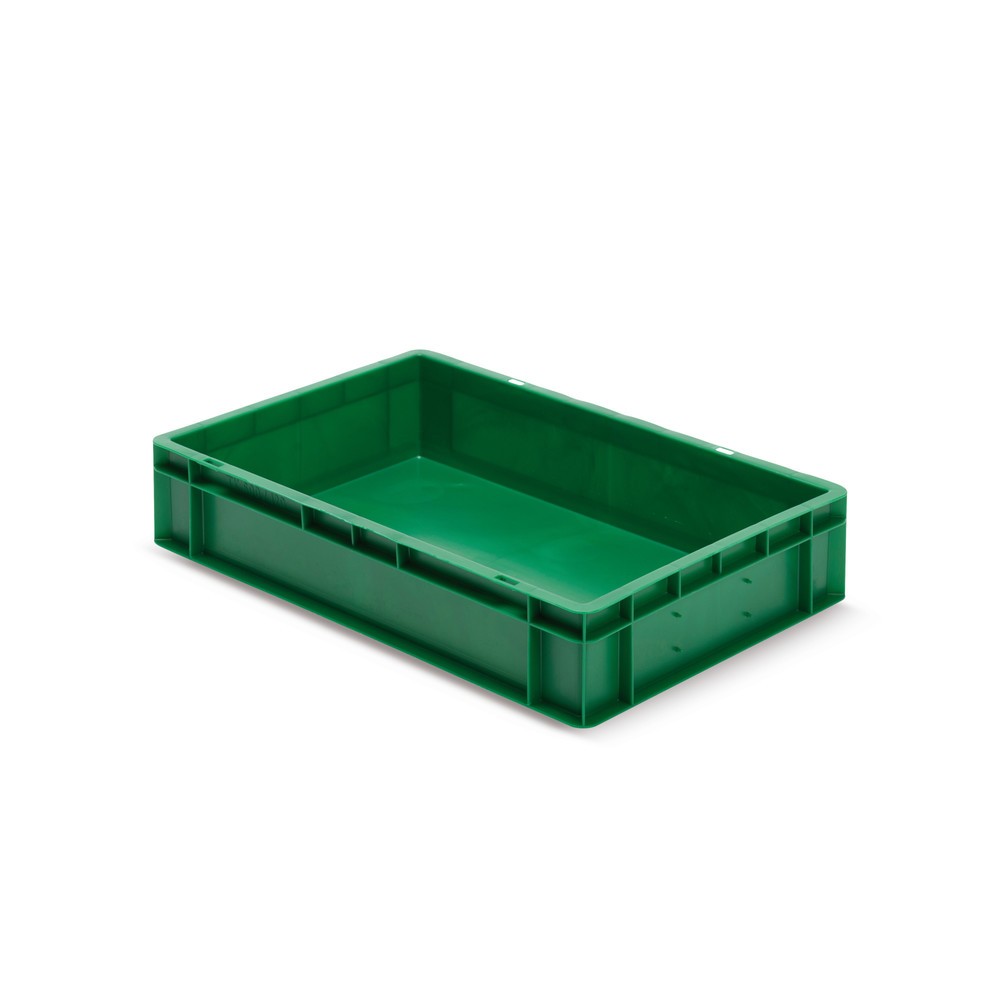 Product afbeelding: Euro-stapelbak, wanden + bodem gesloten, 22 liter, groen