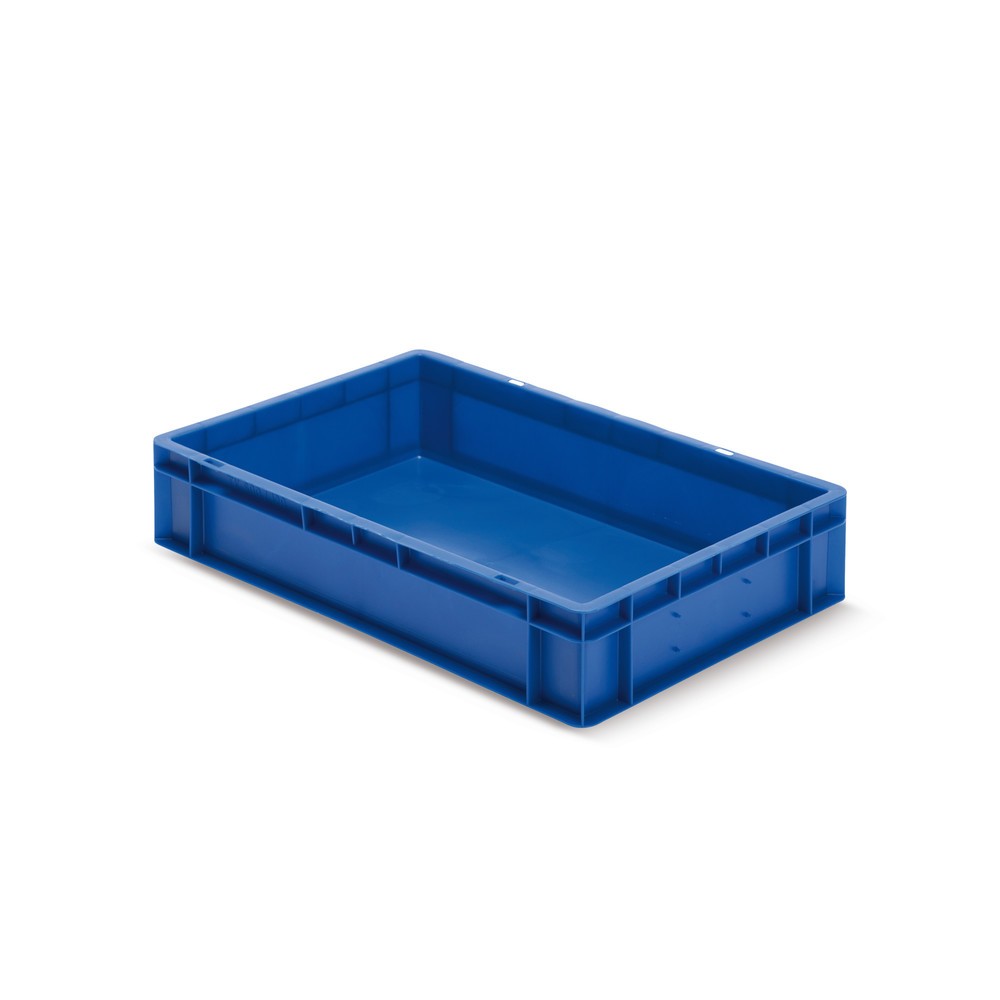Productafbeelding nr. 1: Euro-stapelbak, wanden + bodem gesloten, 22 liter, blauw