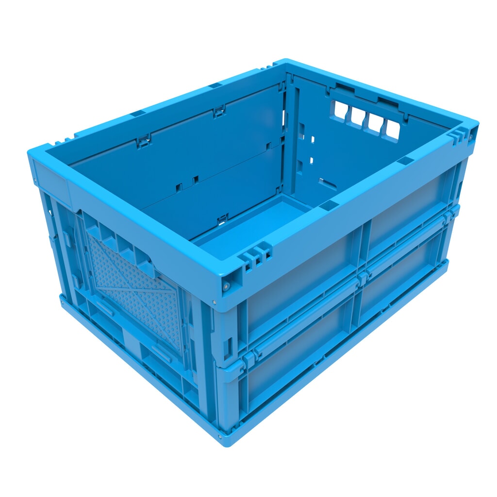 Euronorm-Eurobox premium, 22 liter, gentiaanblauw Product afbeelding: Euronorm-Eurobox premium, 22 liter, gentiaanblauw