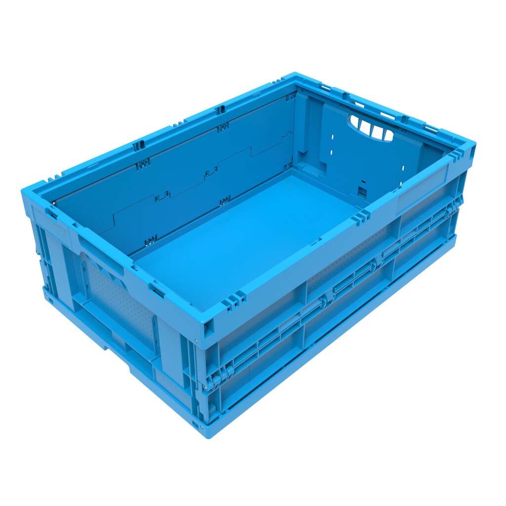 Euronorm-Eurobox premium, 44 liter, gentiaanblauw Product afbeelding: Euronorm-Eurobox premium, 44 liter, gentiaanblauw
