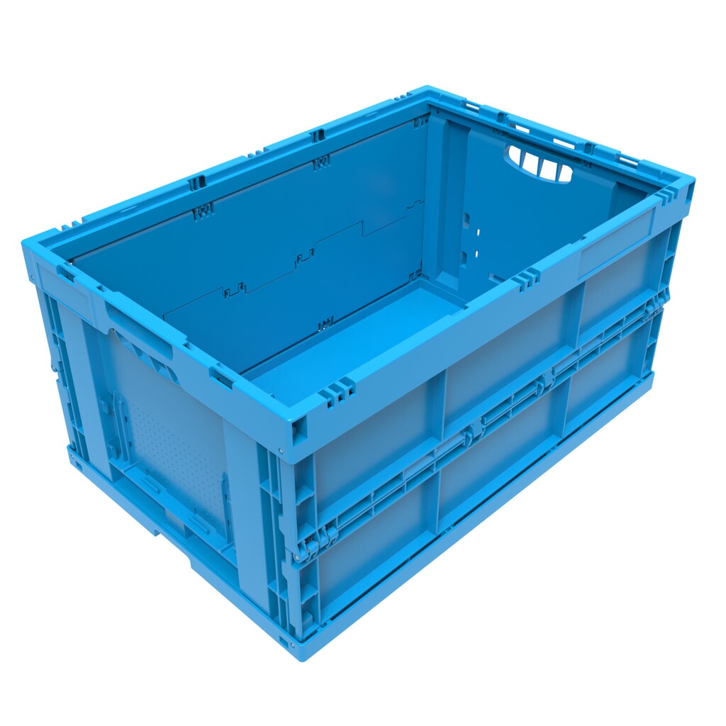 Euronorm-Eurobox premium, 59 liter, gentiaanblauw Product afbeelding: Euronorm-Eurobox premium, 59 liter, gentiaanblauw