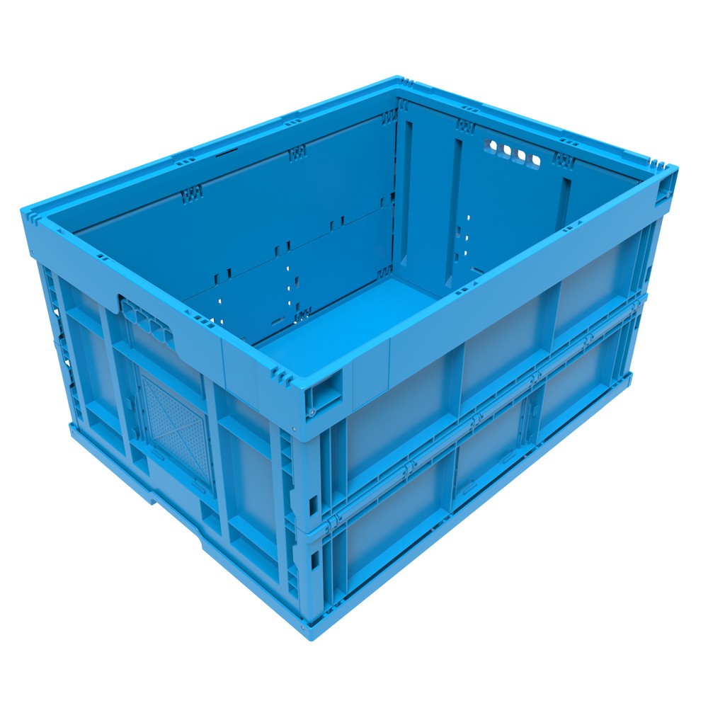 Product afbeelding: Euronorm-vouwbak Premium, 172 liter, blauw