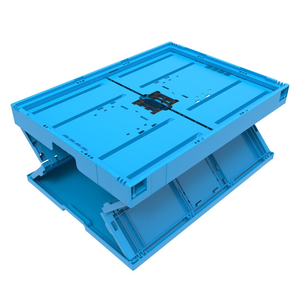 Productafbeelding nr. 2: Euronorm-vouwbak Premium, 172 liter, blauw