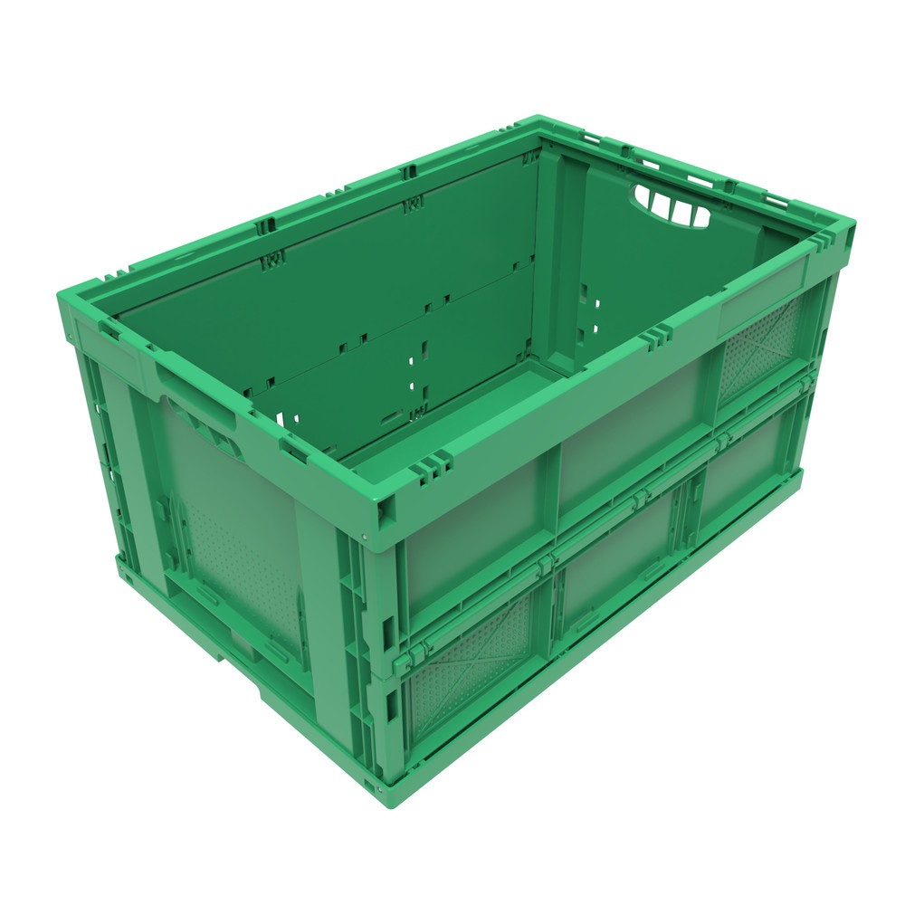 Productafbeelding nr. 1: Euronorm-vouwbak Premium, 68 liter, groen