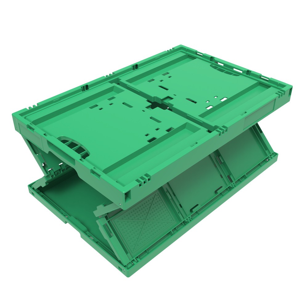 Productafbeelding nr. 2: Euronorm-vouwbak Premium, 68 liter, groen