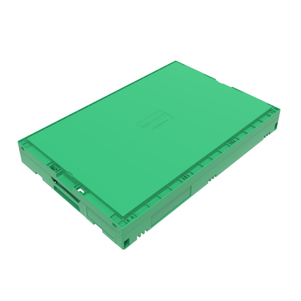 Euronorm-Eurobox premium, 68 liter, groen Productafbeelding nr. 3: Euronorm-Eurobox premium, 68 liter, groen