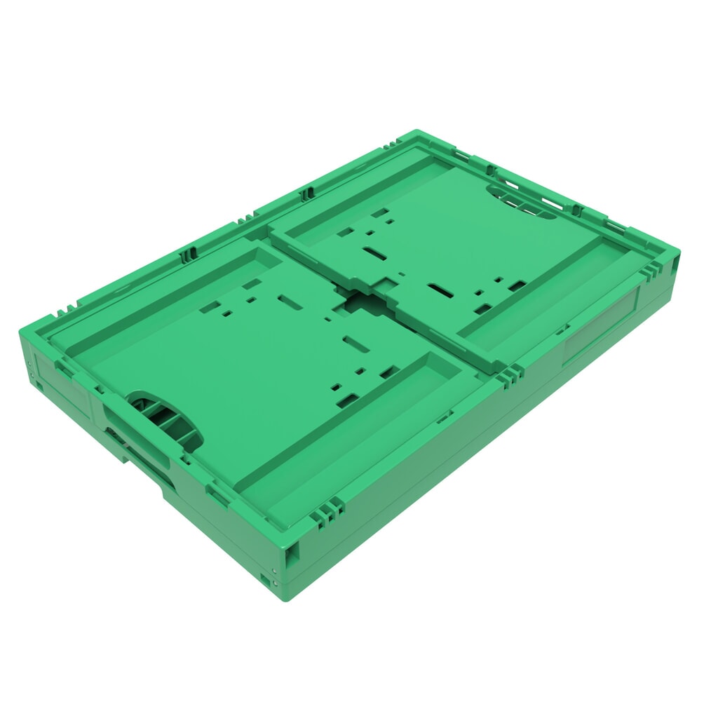 Euronorm-Eurobox premium, 68 liter, groen Productafbeelding nr. 4: Euronorm-Eurobox premium, 68 liter, groen