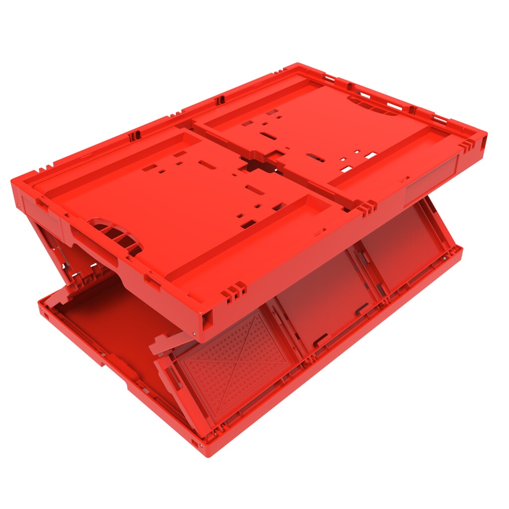 Euronorm-Eurobox premium, 68 liter, rood Productafbeelding nr. 2: Euronorm-Eurobox premium, 68 liter, rood