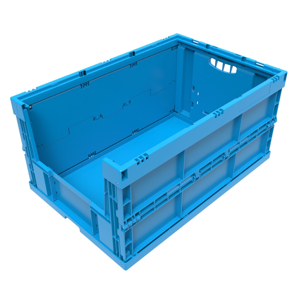Euronorm-Eurobox premium, met uitneemopening, 59 liter Product afbeelding: Euronorm-Eurobox premium, met uitneemopening, 59 liter
