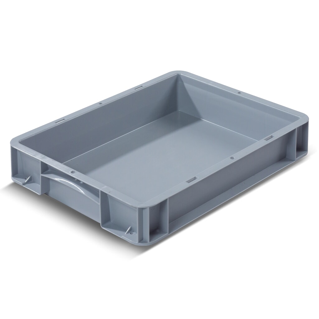Alpha Eurobox van PP met gesloten wanden, 6,4 liter, hxbxd 70 x 400 x 300 mm Product afbeelding: Alpha Eurobox van PP met gesloten wanden, 6,4 liter, hxbxd 70 x 400 x 300 mm