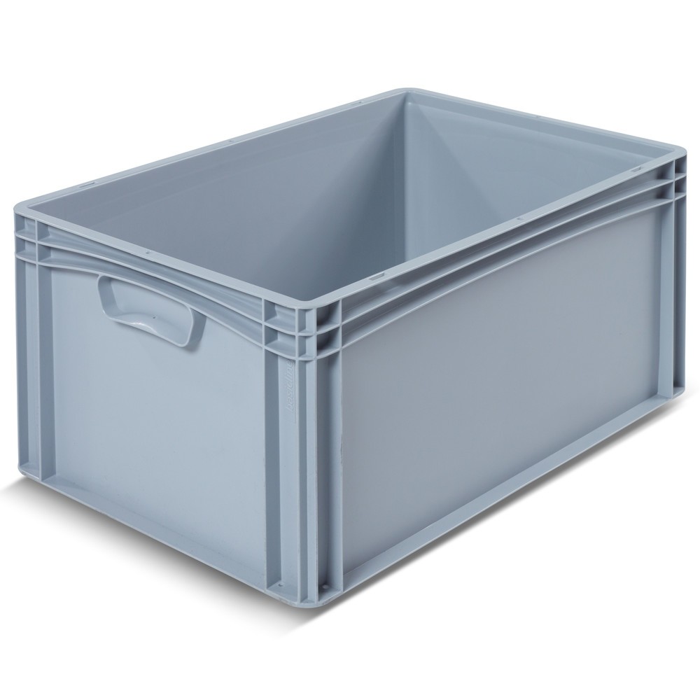 Product afbeelding: Euro-stapelbak BASIC, wanden + bodems gesloten, 54,4 liter