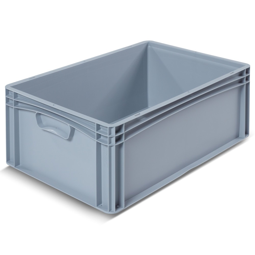 Product afbeelding: Euro-stapelbak BASIC, wanden + bodems gesloten, 44,2 liter