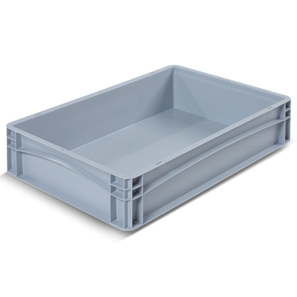 Product afbeelding: Euro-stapelbak BASIC, wanden + bodems gesloten, 23,9 liter
