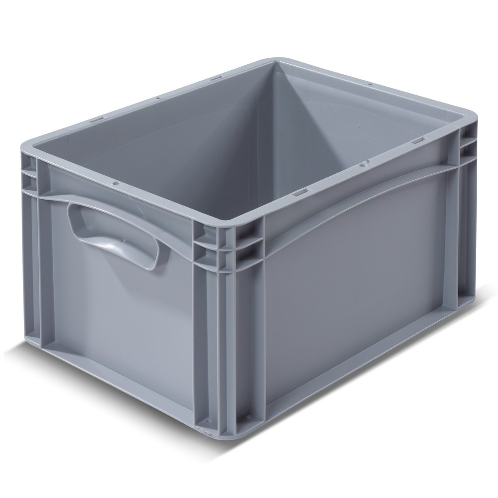 Productafbeelding nr. 1: Euro-stapelbak BASIC, wanden + bodems gesloten, 20,8 liter