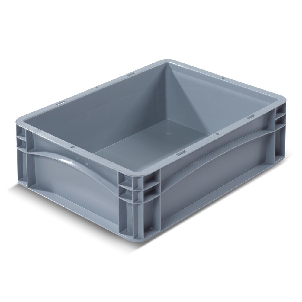 Productafbeelding nr. 1: Euro-stapelbak BASIC, wanden + bodems gesloten, 11,2 liter