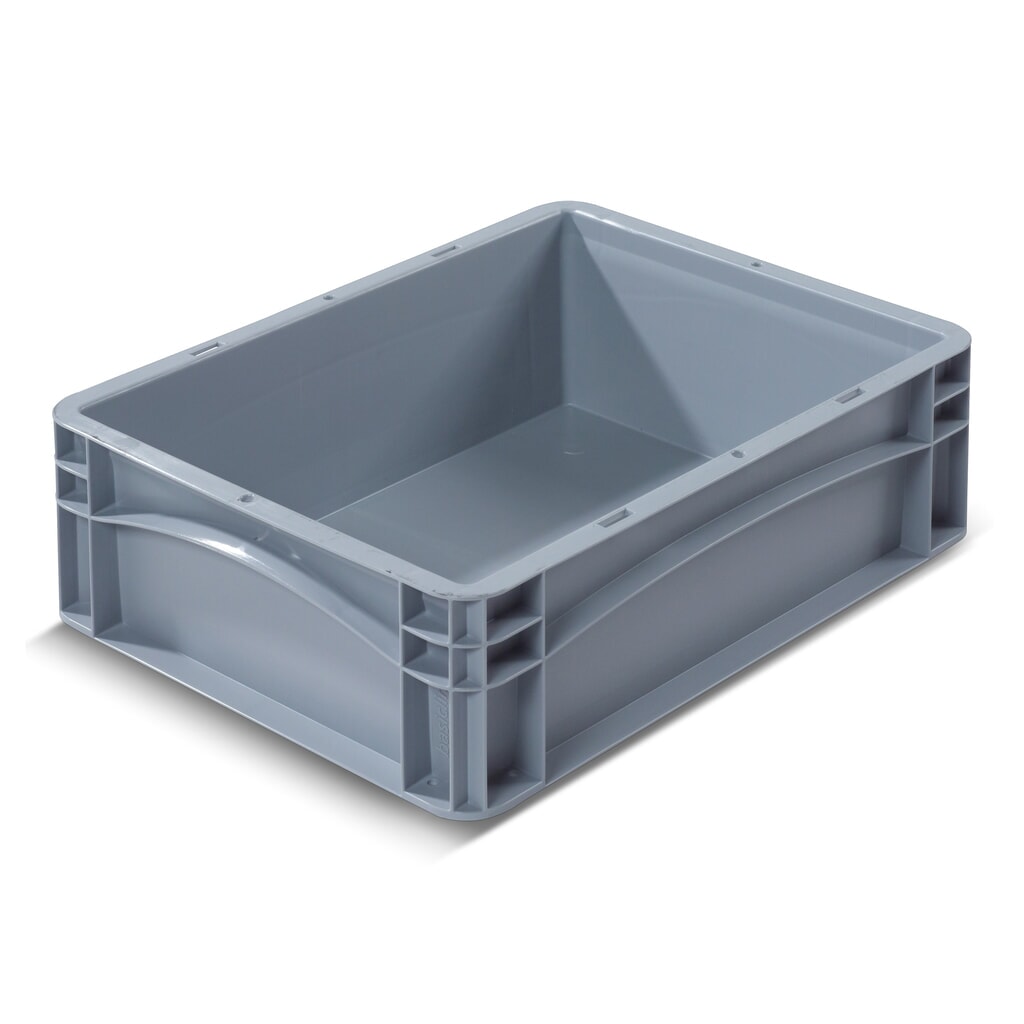 Alpha Eurobox van PP met gesloten wanden, 11,2 liter, hxbxd 120 x 400 x 300 mm Product afbeelding: Alpha Eurobox van PP met gesloten wanden, 11,2 liter, hxbxd 120 x 400 x 300 mm
