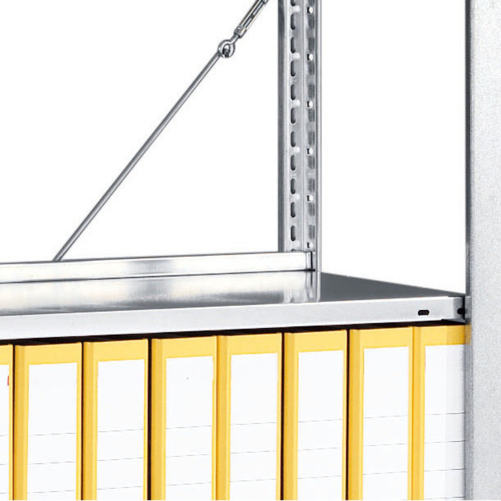 Product afbeelding: Extra legbord, lichtgrijs, voor archiefstelling META, eenzijdig, lichtgrijs, bxd 750 x 600 mm