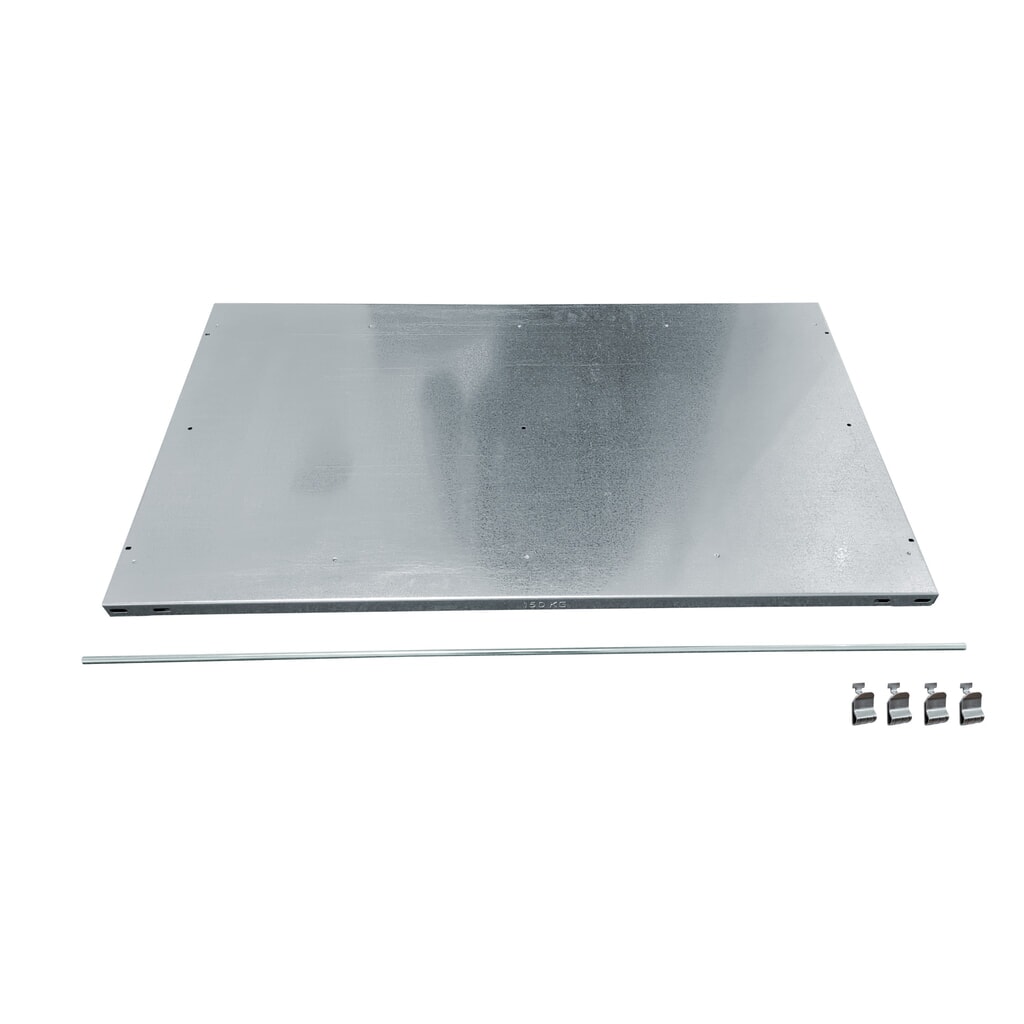 Extra legbord voor archiefstelling SCHULTE (inhaaksysteem), met eind-/middenaanslagen, bxd 750 x 600 mm Product afbeelding: Extra legbord voor archiefstelling SCHULTE (inhaaksysteem), met eind-/middenaanslagen, bxd 750 x 600 mm