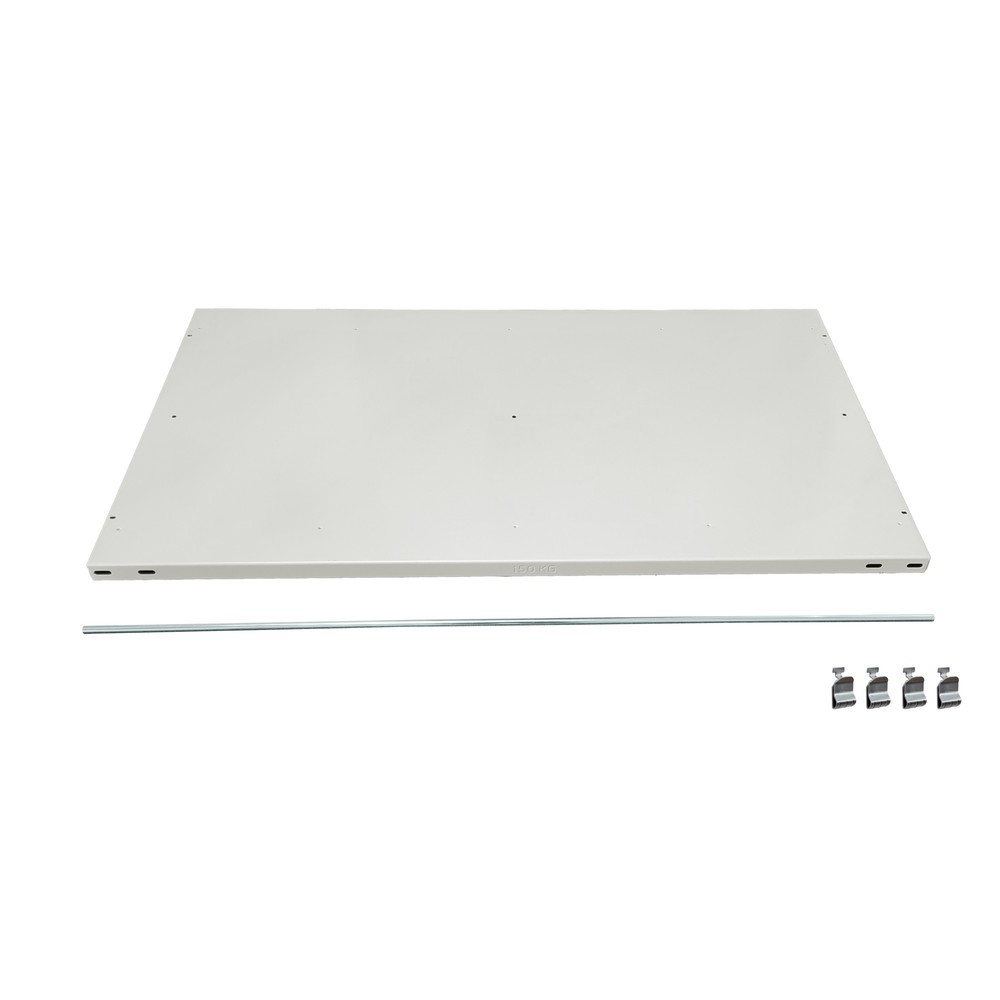 Product afbeelding: Extra legplank voor archiefkast SCHULTE in zwart, met eindaanslagen, b x d 750 x 600 mm