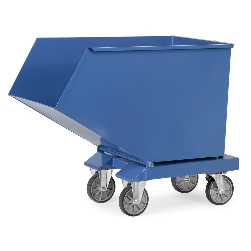 Productafbeelding nr. 3: Kiepbak met wielen fetra®, inhoud 0,45 m³, blauw